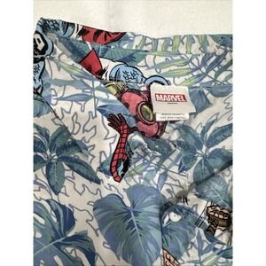 Men's Short Sleeve - Marvel - Character Button Down Shirt - Hawaiian Style - XXL